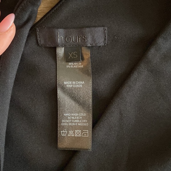 Hours one sleeved little black dress with high slit and asymmetrical bust cutout - Picture 7 of 7